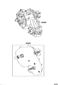 0436260882-GASKET KIT, TRANSFER OVERHAUL