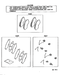 0446524010-BRAKE PAD N.ABS