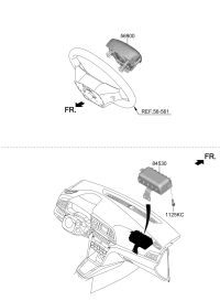 84530F0000TRY-AIR BAG ASSY-PASSENGER