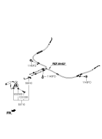 597100S000-LEVER ASSY-PARKING BRAKE