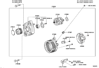 270600P041-ALTERNATOR, 12V 80A 4PK, TOYOTA