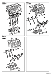 1140036050-BLOCK ASSY SHORT
