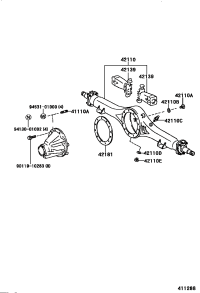 4210836030-DEFLECTOR, REAR AXLE HOUSING OIL
