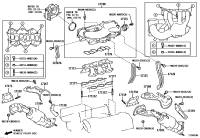 1714031A50-MANIFOLD SUB-ASSY, EXHAUST, RH