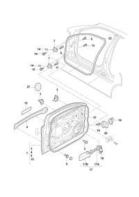 L8KD837833-Shock absorber (self-adhesive)