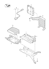 8W6907456-BRACKET-CONTROL