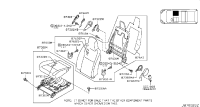 87301JX30A-Frame assy-frt seat cush rh