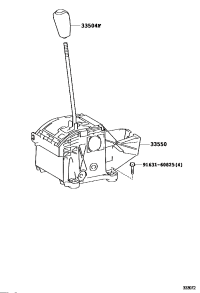 3350460400C0-KNOB SUB-ASSY, SHIFT LEVER