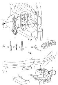 2K0012113B-BOX ASSY-LUGGAGE FLOOR