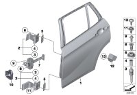 41002993819-Door, rear lh