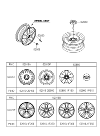 529101F200-WHEEL ASSY-ALUMINIUM