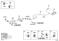 17410F2070-PIPE ASSY, EXHAUST, FRONT