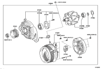 270600A110-ALTERNATOR, 12V 80A 4PK, TOYOTA