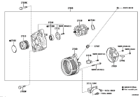 2706031220-ALTERNATOR, 12V 80A 4PK, TOYOTA