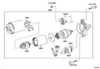 2810037101-STARTER, 10T,G/R, TOYOTA