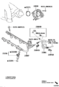 2388131050-Bracket, fuel hose