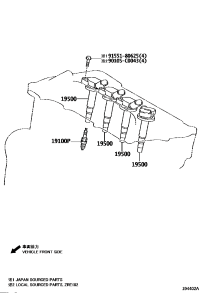 90919C1010-PLUG, SPARK