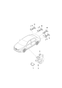 18D919064A-Controlunit, parking