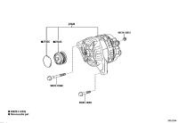 270600V320-ALTERNATOR, 12V 80A 4PK, TOYOTA