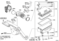 17750F0290-INLET ASSY AIR CLEA