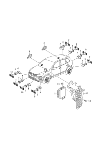 7P6919475D-Controlunit, parking