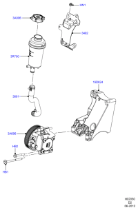 BV613492A1A-Bracket-power steering