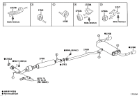 17430F0272-PIPE ASSY, EXHAUST, TAIL