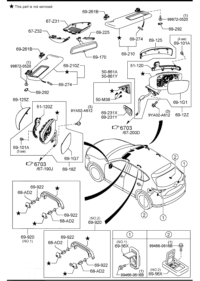 KD5H6915Y-GARNISH(R),SAIL-OUT