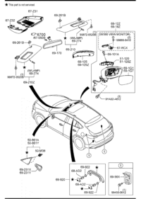 GW8T6915Y-GARNISH(R),SAIL-OUT