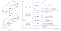 638905AF0A-EMBLEM, FRONT FENDER