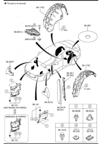 BELG561H1-GUARD(R),MUD-REAR