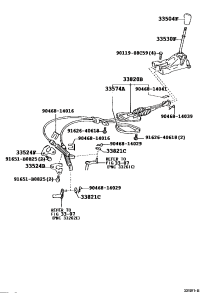 335240D020-Bracket, control cable