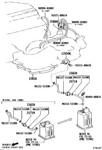 2382031010-HOSE ASSY, FUEL VAPOR FEED
