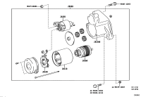 2814077090-Holder assy, starter brush