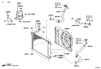 16572F2070-HOSE RADIATOR NO.2