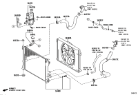 16360F0260-FAN ASSY, W/MOTOR