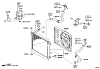 16282F2020-Hose, water by-pass, no.5
