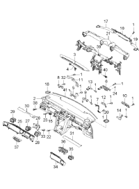 974203F000LK-DUCT ASSY-CTR AIR VENT,RH