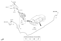 98700S6000-Motor & linkage assy-rr wpr