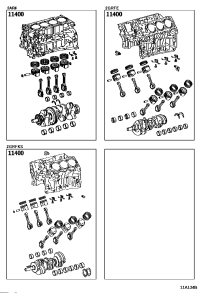 114000V130-BLOCK ASSY SHORT