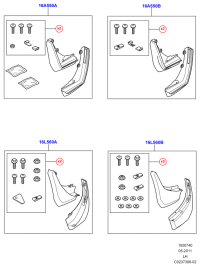 VPLVP0065-MUDFLAPS - FRONT - SET