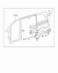 6396307616-REINF ASSY-RAD CORE UPR