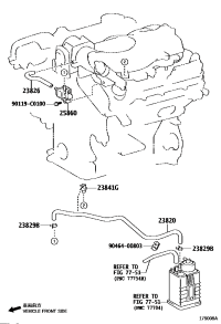 2382631340-HOSE, FUEL VAPOR FEED, NO.1