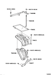 7440458050-CLAMP SUB-ASSY, BATTERY