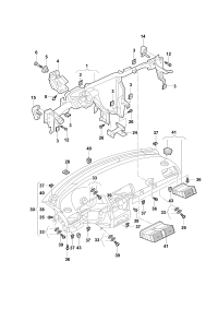 56D857017A-Member, instrument panel cross