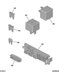 6556G1-Bracket, spare fuse assy