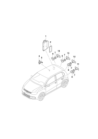 5JD919064-Controlunit, parking