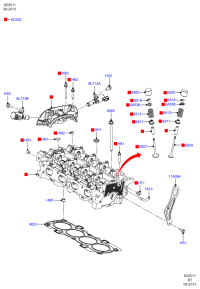 1S6G6505BA-VALVE,EXHAUST