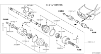 39101CJ70A-SHAFT ASSY FRON