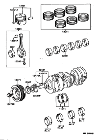 110712001002-BEARING, CRANKSHAFT